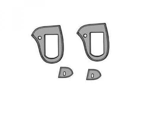 Scott Drake 1967-1968 Ford Mustang 67-68 Outside Door Handle Pads C7ZZ-6522428-9K