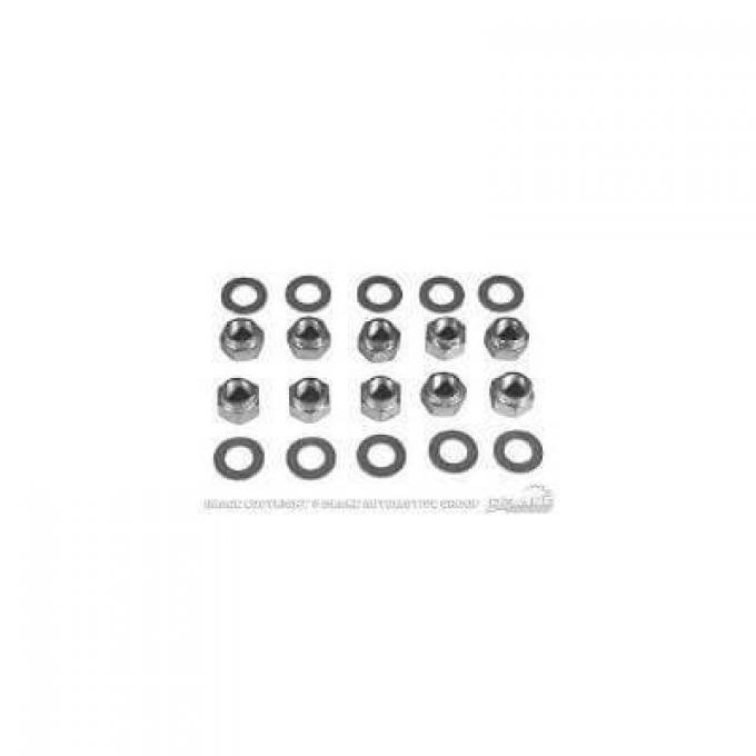 Scott Drake 1964-1973 Ford Mustang Rear End Housing Nut and Washer Kit (20 Piece) MDK001