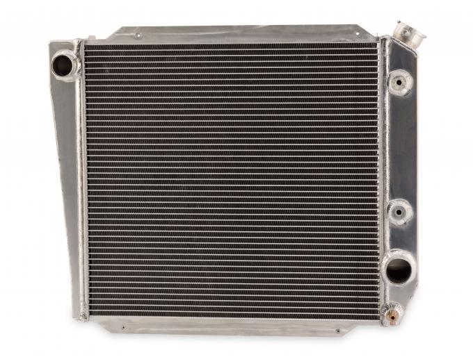 Scott Drake 1966-1977 Ford Bronco Radiator 2-Row Aluminum with Transmission Cooler V8 8005-AL