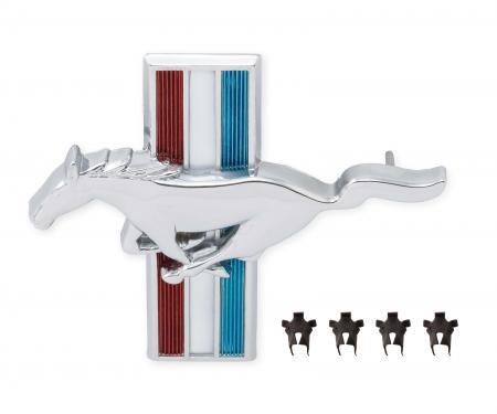 Scott Drake 1964-1966 Ford Mustang Fender Emblem, Pin On, Running Horse , Driver Side C5ZZ-16229-B