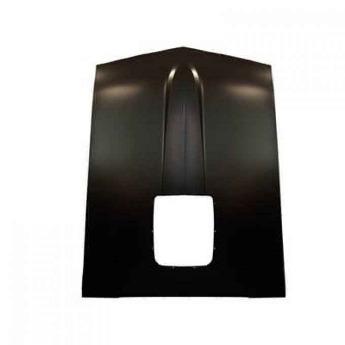 Scott Drake 1969-1970 Ford Mustang Hood with Shaker Hole Pre-Cut C9ZZ-16612-SHKR
