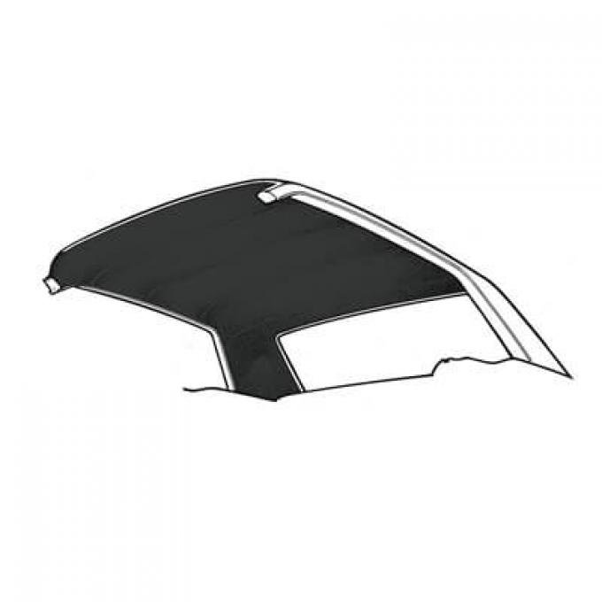 Scott Drake 1971-1973 Ford Mustang Coupe Headliner (Black) HL-FM-CP-71-BK