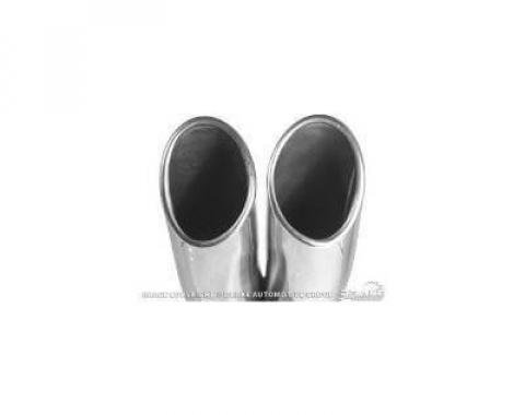 Scott Drake 1967-1969 Ford Mustang 1967-1969 Original Style Dual Exhaust Tips C7ZZ-5258-C