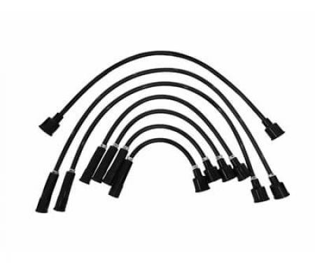 Scott Drake Ford 8mm Ignition Wires, 6 Cylinder, Black C4DZ-12259-BK8