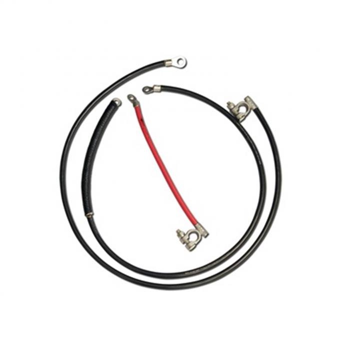 Scott Drake 1967-1970 Ford Mustang 67-70 Heavy Duty Battery Cable Set C7ZZ-14300-HD