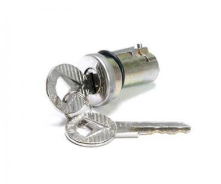 Scott Drake 1964-1966 Ford Mustang 64-66 Mustang Trunk Lock Cylinder and Keys C5OZ-6243505-B