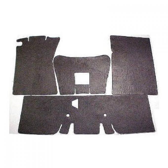 Scott Drake 1964-1973 Ford Mustang Carpet Underlayment 4 Piece Set CUMS