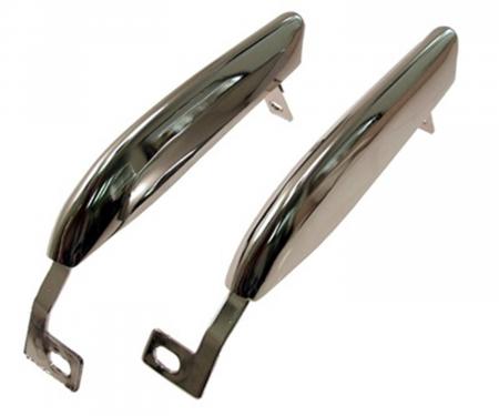 Scott Drake 1967-1968 Ford Mustang Front Bumper Guards (Without Trim Holes) C7ZZ-17996-7-B