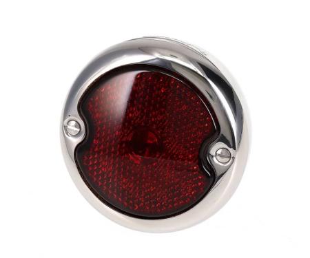 AMD Tail Light Assembly, Red Lens, 19 Red LED, Stainless Housing, RH, 48-52 Ford F1 F2 Truck X950-4548-1DSR