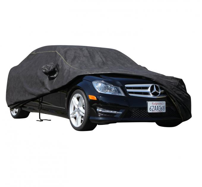 FORD THUNDERBIRD Waterproof Max Series Car Cover, Black with Mirror Pockets, 2002-2005