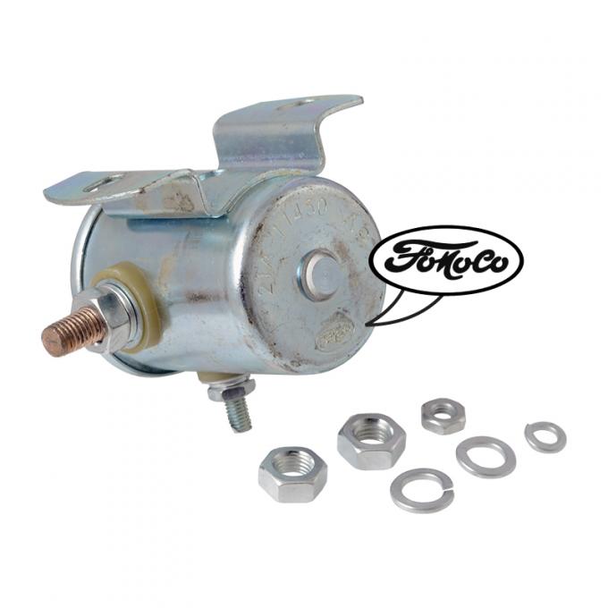 Dennis Carpenter Starter Solenoid - 6 Volt - Metal Case - 1937-51 Ford Truck, 1937-59 Ford Car, 1953-54 Ford Tractor 21A-11450-M