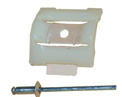Classic Headquarters Ford Truck Body Side Molding Clip with Rivet, Each F-142