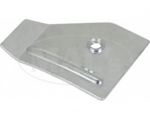 Ford Thunderbird Soft Top Header Trim Retainer, Right, Stainless Steel, 1955-57