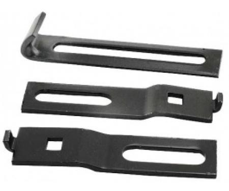 Ford Thunderbird Rear License Plate Holder Set, 3 Pieces, 1955