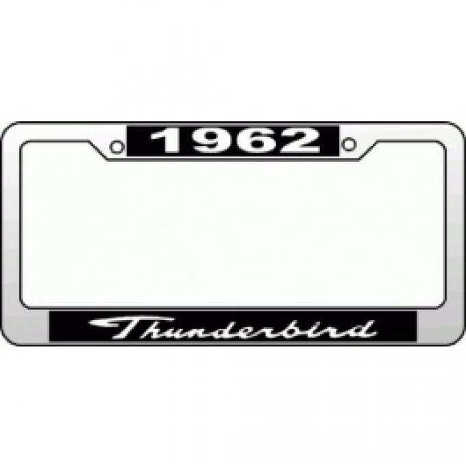 License Plate Frame, 1962 Thunderbird