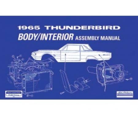 1965 Thunderbird Body And Interior Assembly Manual, 97 Pages