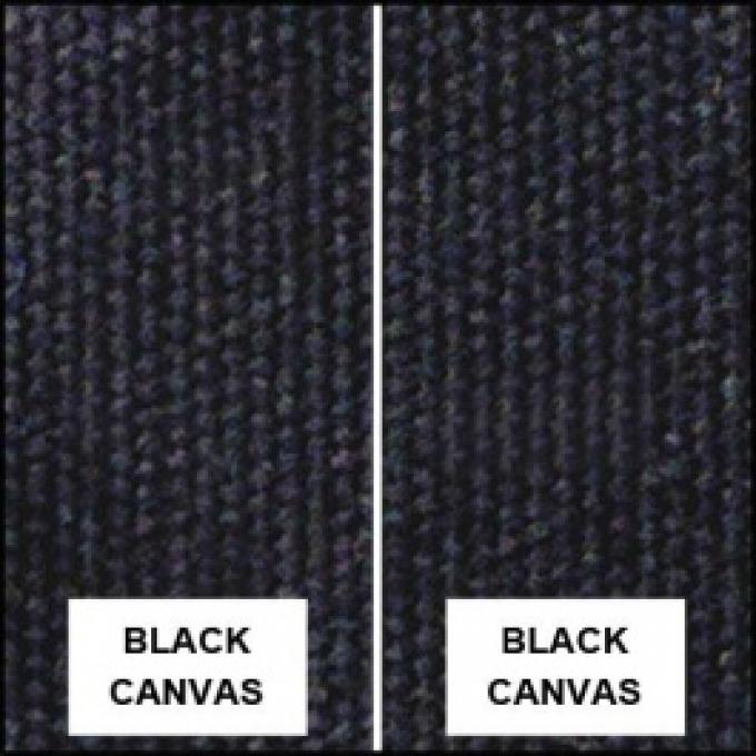Ford Thunderbird Convertible Top, Stay Fast Black With Black Interior, 1955-57