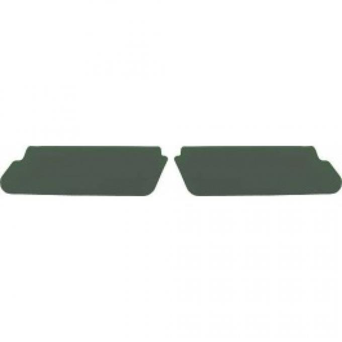 Ford Thunderbird Sun Visors, Dark Green Pebble Grain Vinyl, 1960