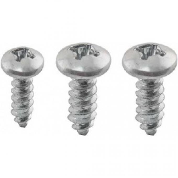 Ford Thunderbird Rear Console Ashtray Retainer Screw Set, 1964-66