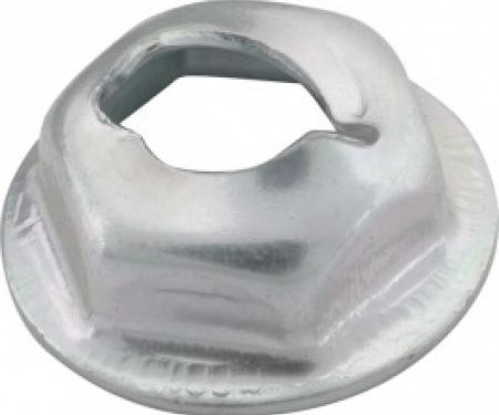 Hood Emblem Pal Nut, Self Threading, For 3/16 Stud, 1955-66