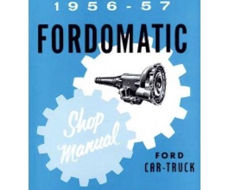 Ford-O-Matic Transmission Manual, 64 Pages, 1956-57