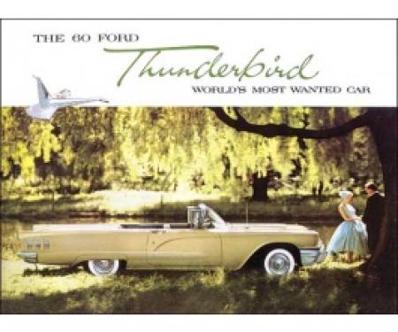 Dealer Sales Foldout Brochure, 1960 Thunderbird
