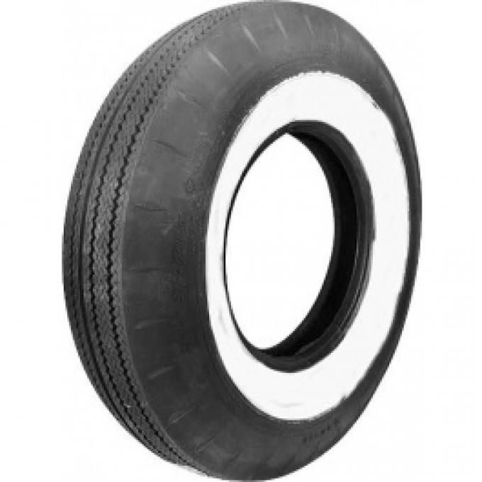 Tire, 800 X 14, 2-1/4 Whitewall, Tubeless, Goodyear Custom Super Cushion, 1958-60