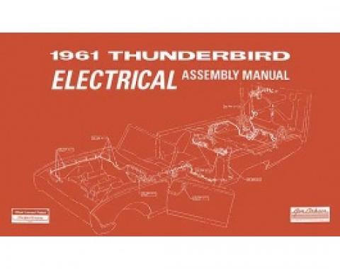 1961 Thunderbird Electrical Assembly Manual, 88 Pages