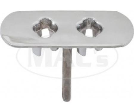 Ford Thunderbird Rear Deck Plate, Left, Hard & Soft Top, 1955