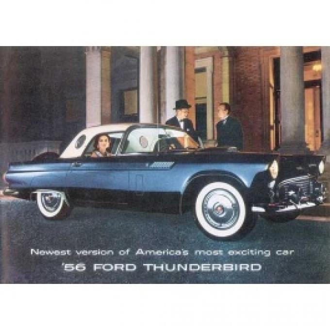 Dealer Sales Foldout Brochure, 1956 Thunderbird