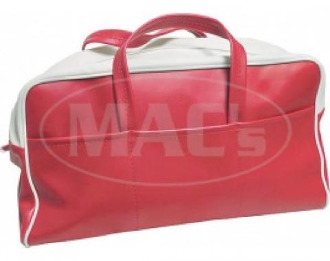 Ford Thunderbird Tote Bag, Red & White, 1955