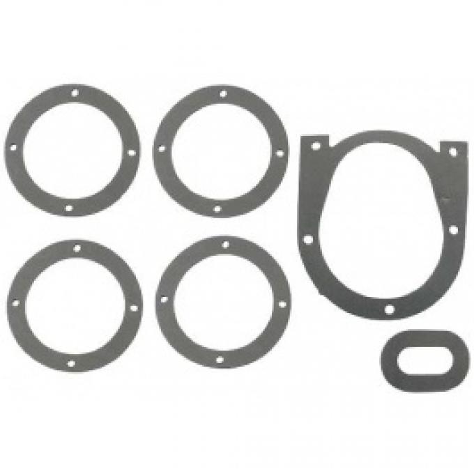 Ford Thunderbird Air Duct Gasket Set, 6 Pieces, 1955-57