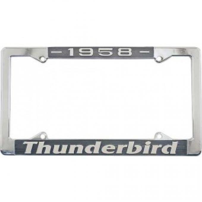 License Plate Frame, 1958 Thunderbird