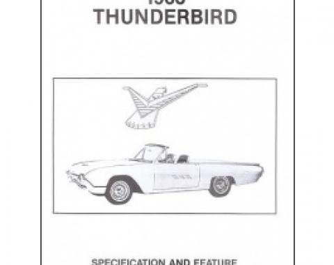 Thunderbird Facts & Features Manual, 22 Pages, 1963