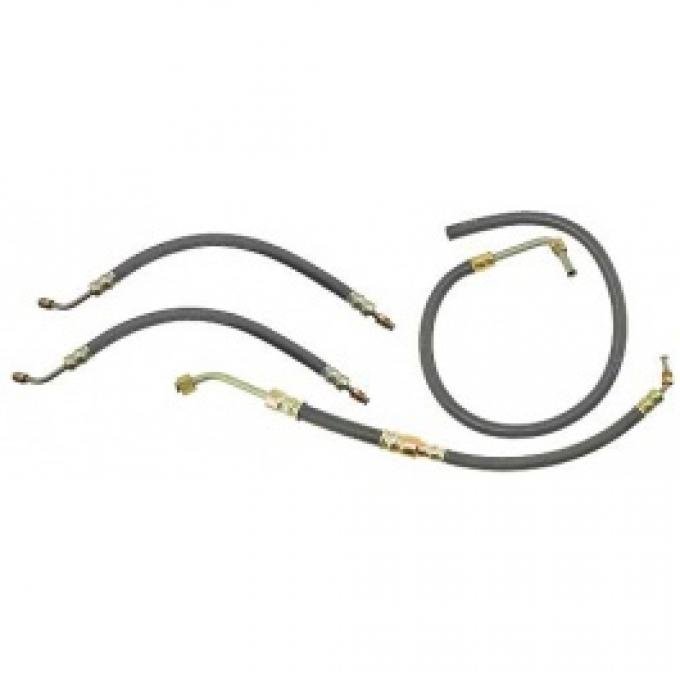 Ford Thunderbird Power Steering Hose Kit, With Female Fitting On The Pressure Line, 1957