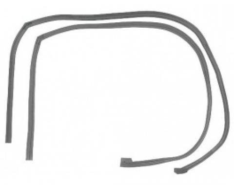 Ford Thunderbird Roof Side Rail Seals, Right & Left, Coupe Except Body Styles 63C & 63D, 1964-66
