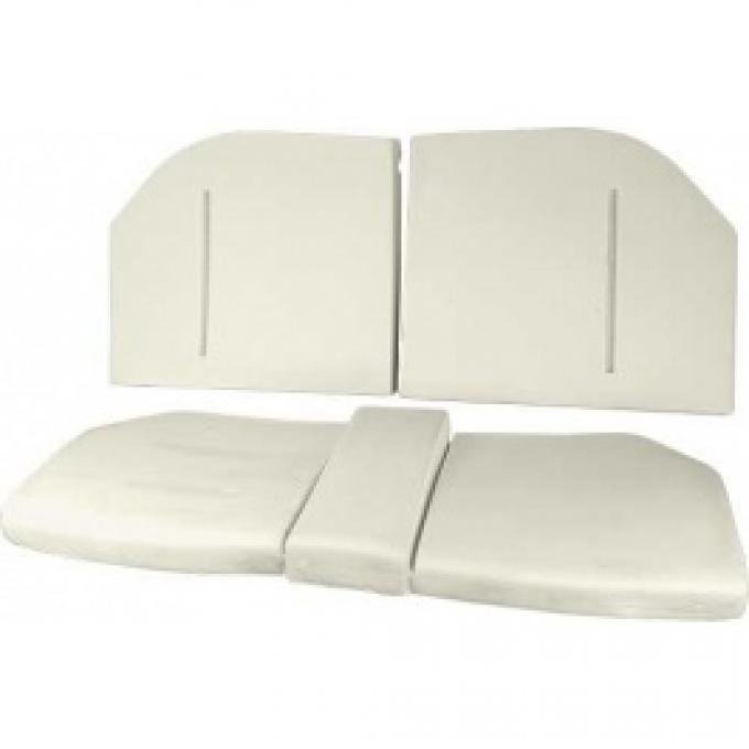 Ford Thunderbird Molded Rear Seat Foam Set, 2 Pieces, 1964-66