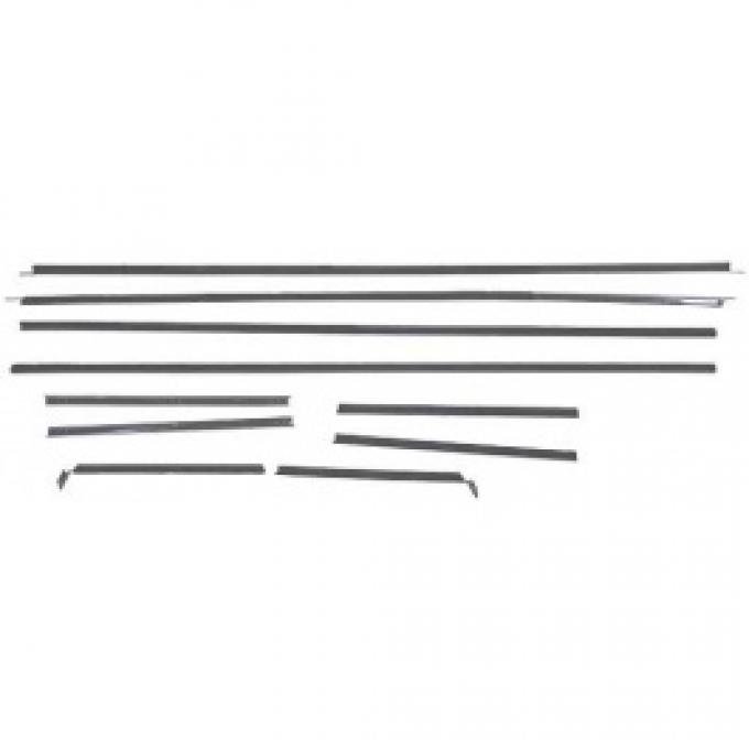Ford Thunderbird Belt Weatherstrip Kit, 10 Pieces, Convertible, 1961-63