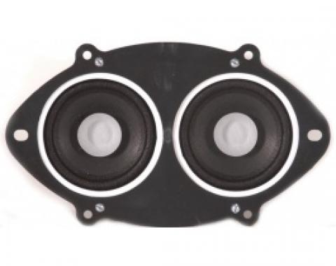 Ken Harrison Rear Seat Speaker Assembly, w/ Dual 3.5 Speakers, 64-66 Thunderbird