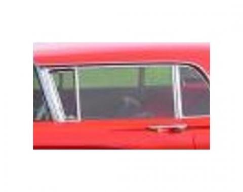 Door glass - 58-60 Ford Thunderbird - Clear