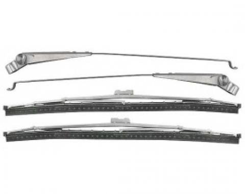 Ford Thunderbird Windshield Wiper Arm & Blade Kit, 1955