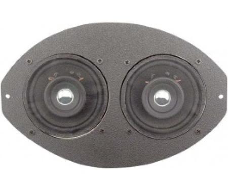 Ken Harrison Speaker Assembly, w/ Dual 3.5 Speakers, 61-63 Thunderbird