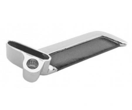 Ford Thunderbird Inside Door Handle, Right, Chrome & Black Vinyl, 1964-66