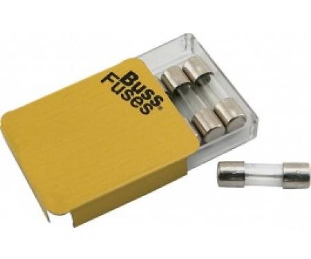 Glass Tube Fuses, SFE-9, Set Of 5 Pieces