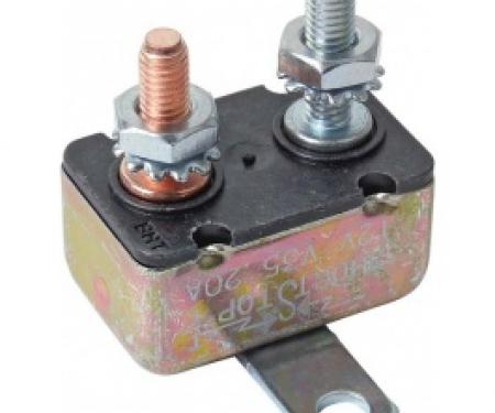 Ford Thunderbird Circuit Breaker, 20 amp, 1961-65