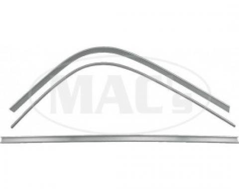 Ford Thunderbird Soft Top Rear Tack Strip Channel, 1955-57