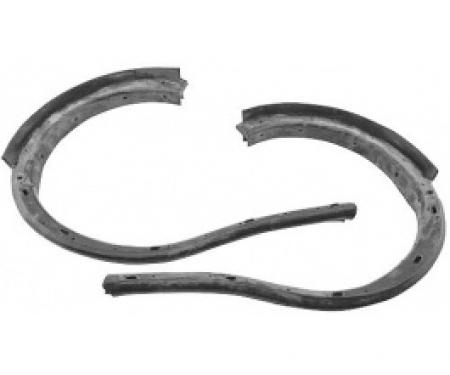 Ford Thunderbird Body To Bumper Seals, Rear, 1961-63