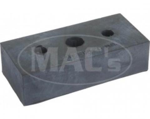 Ford Thunderbird Radiator Support Pad, Rubber Block, Approx 2-7/8 Long X 1-1/4 Wide X 3/4 Thick, 1955-57