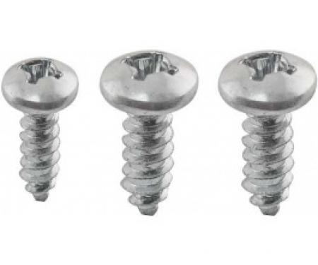 Ford Thunderbird Rear Console Ashtray Retainer Screw Set, 1964-66