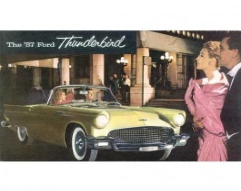 Dealer Sales Foldout Brochure, 1957 Thunderbird